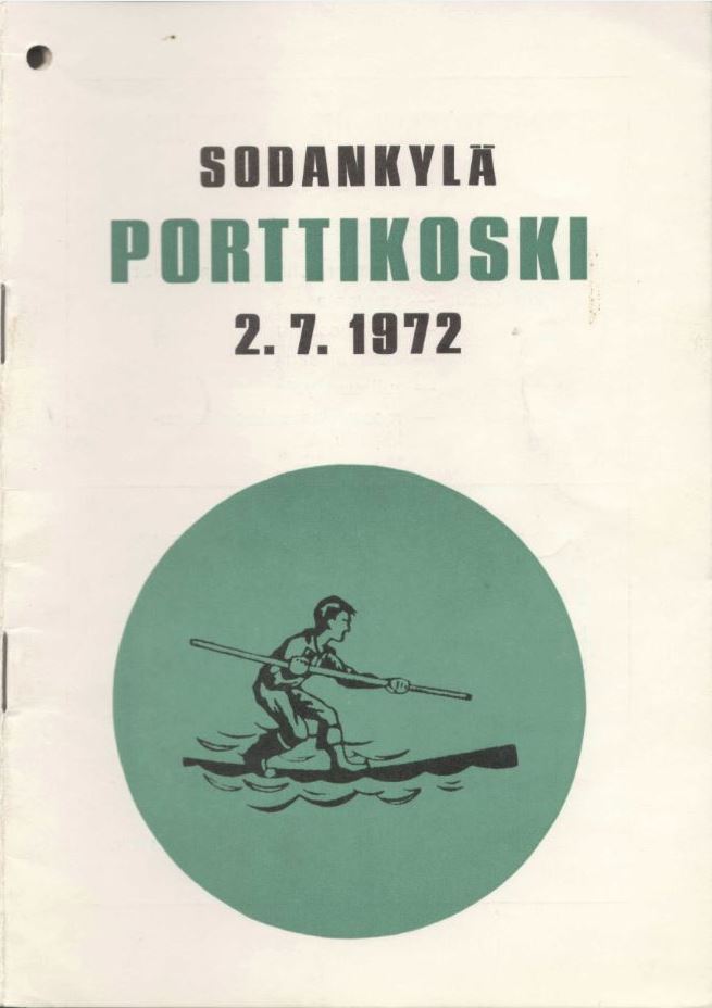 Tukkilaiskisat Sodankylä Porttikoski 2 7 1972 kansi